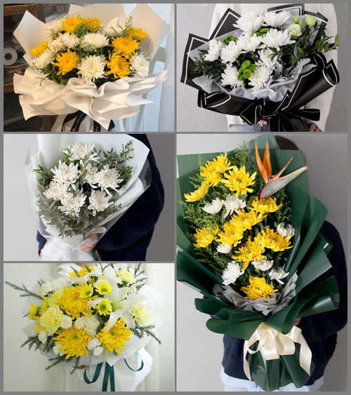 江苏盐城东台市溱东镇白事花束代送